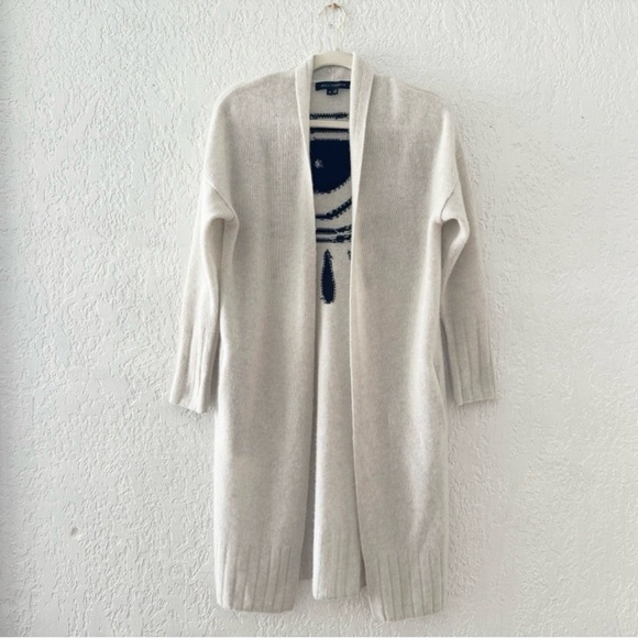 Skull Cashmere Jansen Eye Duster Cardigan Sweater XS Cashmere Boho Celestial - Picture 4 of 12